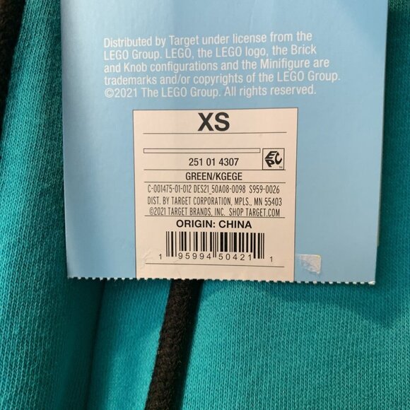 LEGO X Target XS Women's Side Striped Jogger Pants Green Stripe X-Small - Picture 3 of 6